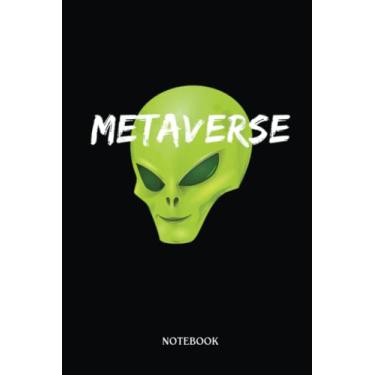 Imagem de Alien Notebook: Future Technology Metaverse Cool Green Alien | Alien Journal, Lined Journal Ufo, Ufo Journal, Lined Journal Alien, Size 6 X 9", 120 Pages.