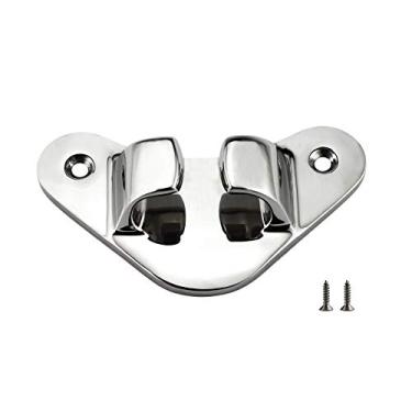 Imagem de NRC&XRC Calço de aço inoxidável de grau marítimo 316 4-1/4" (108 mm) para barcos retos, deque, ancoragem, corda de ancoragem (1 peça)
