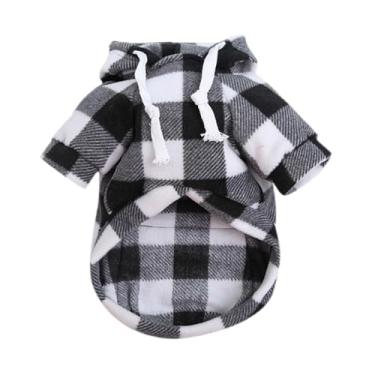 Imagem de Generic Cão com capuz roupas de inverno com bolso com zíper roupas para cães camisola roupa para cachorro pequeno médio grande cão gato, L