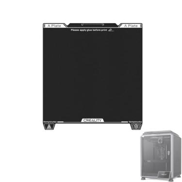 Imagem de Placa de construção de resina epóxi K1C atualizada Creality 235 x 235 mm, sem adesivo magnético macio, design de bocal de limpeza, excelente aderência, alta resistência e resistência ao desgaste,