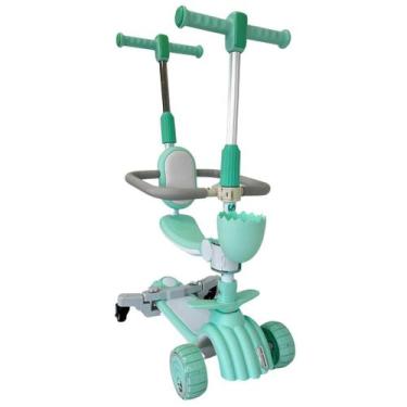 Imagem de Patinete Infantil 3 em 1 Com Assento e Protetor - Velorad, Verde