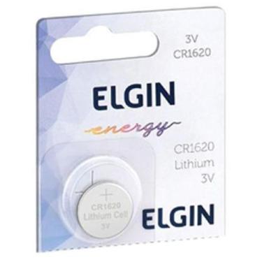 Imagem de Bateria de Lítio CR1620 Elgin 82303 - Unidade