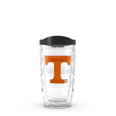 Imagem de Tervis Feito nos EUA com paredes duplas voluntárias da Universidade do Tennessee, copo isolado mantém as bebidas frias e quentes, 283 g ondulado, logotipo principal
