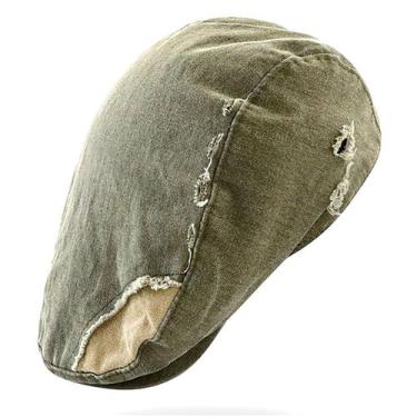 Imagem de Boina Estilo Britânico Chapéu de Algodão Masculino Feminino Ajustável 