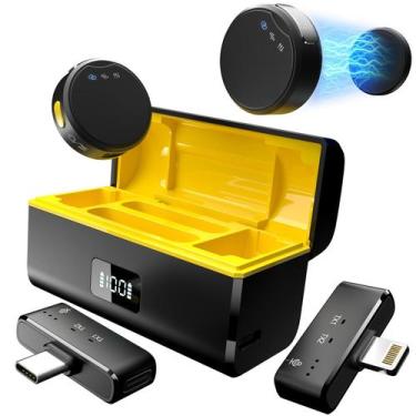 Imagem de Microfone de Lapela Sem Fio Rythflo para iPhone e Android