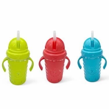 Imagem de Copo Infantil Antivazamento Transição Canudo Menino Menina - Bruartt, 
