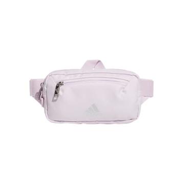 Imagem de adidas Bolsa de cinto essencial 2.0 com alça ajustável para festivais e viagens, Lavanda gelada/prata metálica, One Size, Bolsa de cinto essencial 2.0 com alça ajustável para festivais e viagens