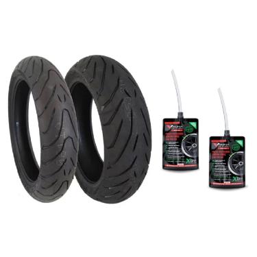 Imagem de PNEU 160/60-17 + 120/70-17 ANGEL ST PIRELLI USO SEM CAMARA Xj6 Cb500x Cb500f Nc 700x 750x + VACINA