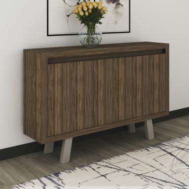 Imagem de Balcão de Escritório 3 Portas ME4120 Tecno Mobili Nogal