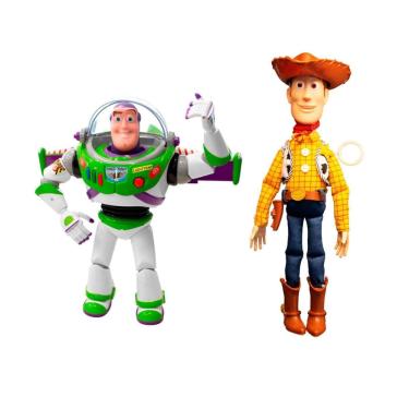 Imagem de Woody E Buzz Lightyear Bonecos Com Som E Falam Em Português