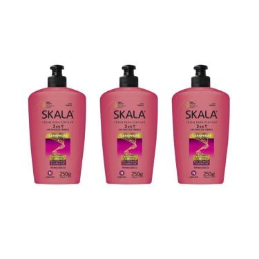 Imagem de Creme Para Pentear Skala Ceramidas 250G - Kit Com 3Un