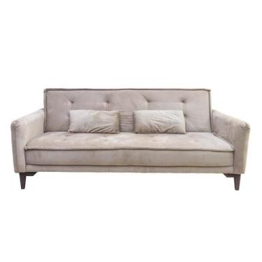 Imagem de Sofá Cama Retrátil  Munique 3 Lugares Casal Tecido Suede Várias Cores 