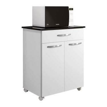 Imagem de Balcão de Cozinha 2 Portas 1 Gaveta GirassolBranco