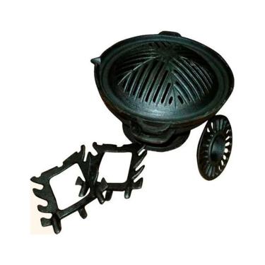 Imagem de Fogareiro/churrasqueira Gengiskan Simples 3 Peças 31cm