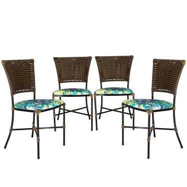 Imagem de Jogo Cozinha Cadeiras Gramado Argila De Jantar