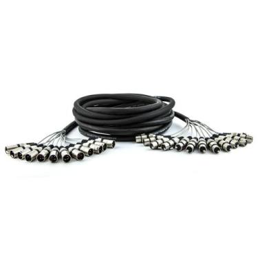 Imagem de Multicabos Xlr 12 Vias Cirilo Cabos - 25 Mt