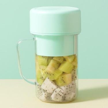 Imagem de Mini Liquidificador Portátil Recarregável Copo Caneca 420ml 6 Lâminas 