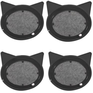 Imagem de 4 Arranhador Gato Super Cat Relax Pop Furacão Pet - Black