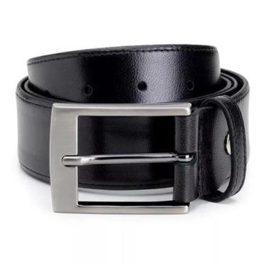 Imagem de Cinto Masculino Couro Legítimo - Lt acessórios, Preto, Calça 38
