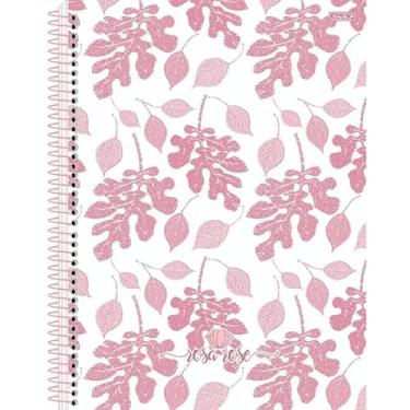 Imagem de Sao Domingos - Caderno Univ 160Fls 10M Capa Dura Rosa Rose Sao Domingos 10226