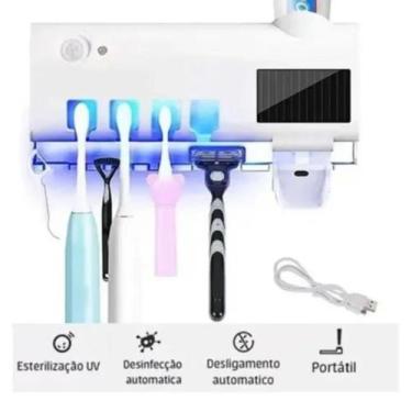 Imagem de Dispenser Com Luz Uv Com Espaço Para Creme Dental - Lippin