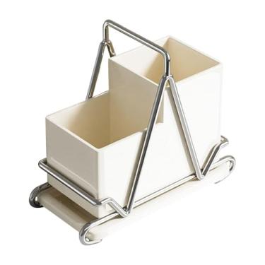 Imagem de SiaBiced Suporte para utensílios de cozinha, suporte organizador de talheres, multifuncional, escorredor de talheres, para colheres para talheres, Montado Na Parede