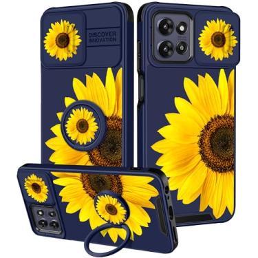 Imagem de Goocrux Capa para Moto G Power 5G 2025, para Moto G Play 2025 - Capa para celular feminina e meninas com design fofo para câmera deslizante com suporte de anel para Motorola G Power 5G 2025/G Paly