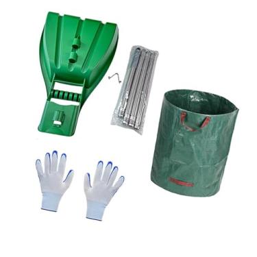 Imagem de Stgfyxgs 2 Peças Versáteis para Fazendas de Quintal, Coletor de Folhas de Jardim Portátil, Ancinho de Mão