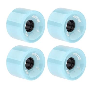 Imagem de KiBcsLic 4 Rodas de Reposição para Skate 78A de 2,75 X 2 Polegadas para Skate, Longboard, Cruiser, Etc, Ciano