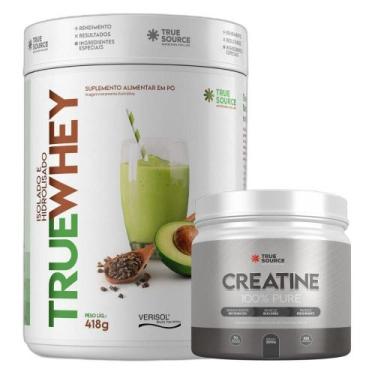 Imagem de True Whey Isolado Abacate Cacau 418G Creatina True Source