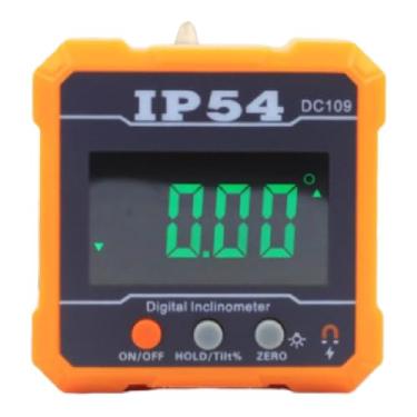 Imagem de harayaa Medidor de nível, ângulo, transferidor, inclinômetro eletrônico digital à prova de poeira para ventilação, tubulação, máquinas de construção