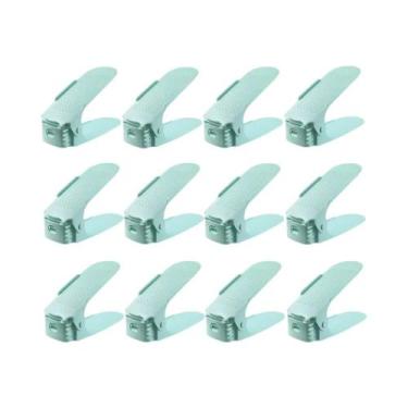 Imagem de Organizador De Sapatos Ajustável 12 Peças, Suporte Para Sapatos Que Ec