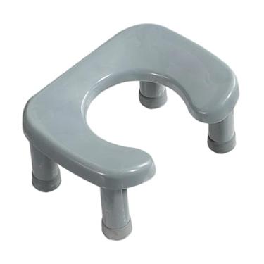 Imagem de Ｂｅｓｇａ Banco de Banheiro, Degrau de Banheiro, Apoio para Os Pés Resistente, Conveniente, Antiderrapante, Portátil, para Crianças E Adultos, Fácil Armazenamen, Gray S, Tamanho real