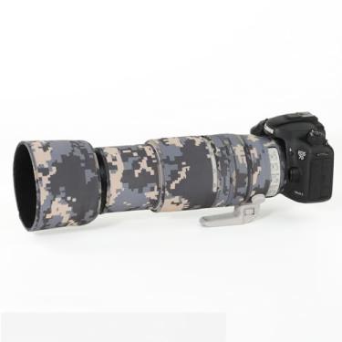Imagem de CHASING BIRDS Revestimento impermeável de camuflagem de lente para TAMRON 100-400 mm F4.5-6.3 Di VC USD Capa protetora de lente à prova de chuva versão III (camuflagem digital)