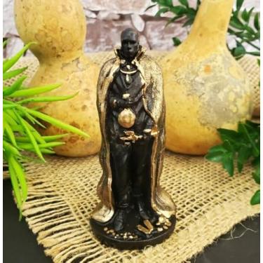 Imagem de Imagem Exu do Ouro umbanda candomblé resina 10 cm