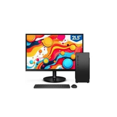 Imagem de Computador Completo Clique PC Intel I5 16gb SSD 512gb, Monitor 21,5 Wi