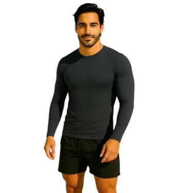 Imagem de Camisa Termica Segunda Pele Com Protecao UV Camiseta Malha Fria Unisse