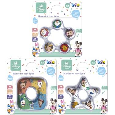 Imagem de Toyster - Disney Baby - Mordedor com Água - 3 Formatos, Seguro e Sem Ftalatos - BDA