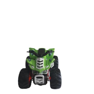 Imagem de Miniatura Quadriciclo de Fricção Infantil, Brinquedo para Crianças Acima de 3 Anos, Colorido, 10 x 8 x 7 cm (Verde)