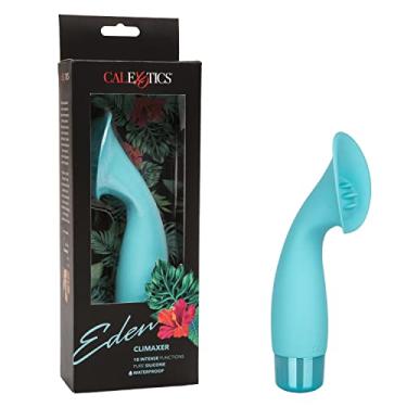 Imagem de CalExotics Vibrador Eden Climaxer – 10 funções à prova d'água – Brinquedos sexuais adultos para casais – Massageador clitoriano – Azul