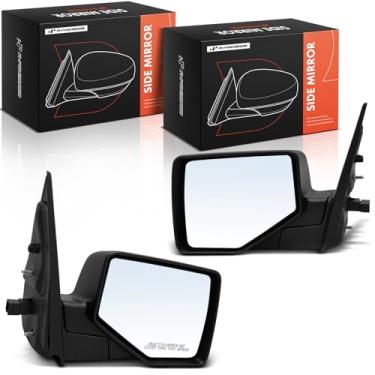 Imagem de A-Premium Par (2) espelhos retrovisores elétricos do lado do motorista e do passageiro - compatível com Ford Explorer 2006-2010, Explorer Sport Trac 2007-2010 - Espelho retrovisor externo externo não