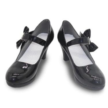 Imagem de COSGOGO New Belle Sapatos Cosplay para Anime Zenless Zone Zero - Salto Alto Personalizado Feito à Mão para Roleplay e Convenções Mulher Homem Halloween, Multi, 40