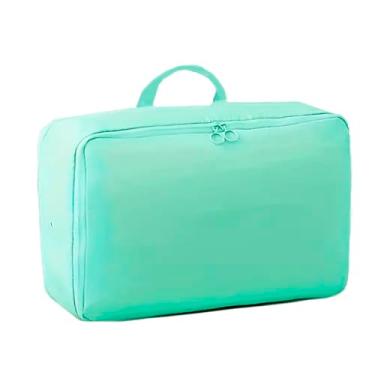 Imagem de Organizador Bolsa de Compressão Para Malas de Viagem Guarda Roupas e Closet Porta Edredom E Roupas (Verde)