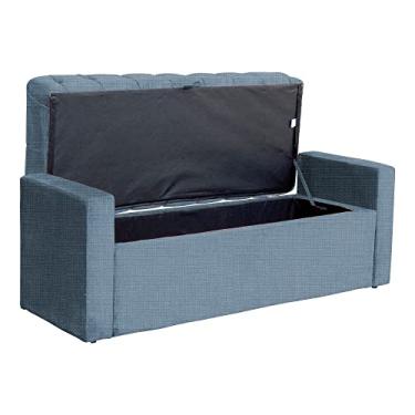 Imagem de Calçadeira Báu Emma Linho Casal Queen 160 cm - S.A Móveis