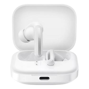 Imagem de Fone De Ouvido Bluetooh Sem Fio In-Ear Branco Esportivo