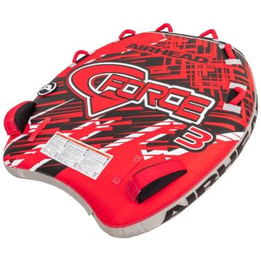 Imagem de Boia Rebocável Inflável Para 3 Pessoas, Resistente, AIRHEAD, Vermelho