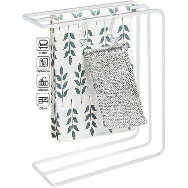 Imagem de Toalheiros, rack de autonomia livre Rack independente Rack de parede independente no banheiro bancada rack de toalheiro independente/branco/a