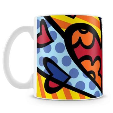 Imagem de Caneca Romero Britto A New Day - Cerâmica 325ml - Amo Canecas
