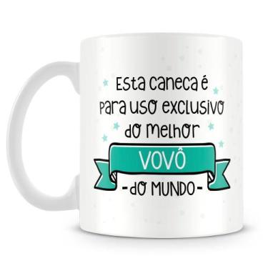 Imagem de Caneca Personalizada Uso Exclusivo do Vovô com Foto - 325ml - Amo Cane