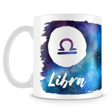Imagem de Caneca Personalizada Signo de Libra - Porcelana Branca (Mod.2) - Amo C